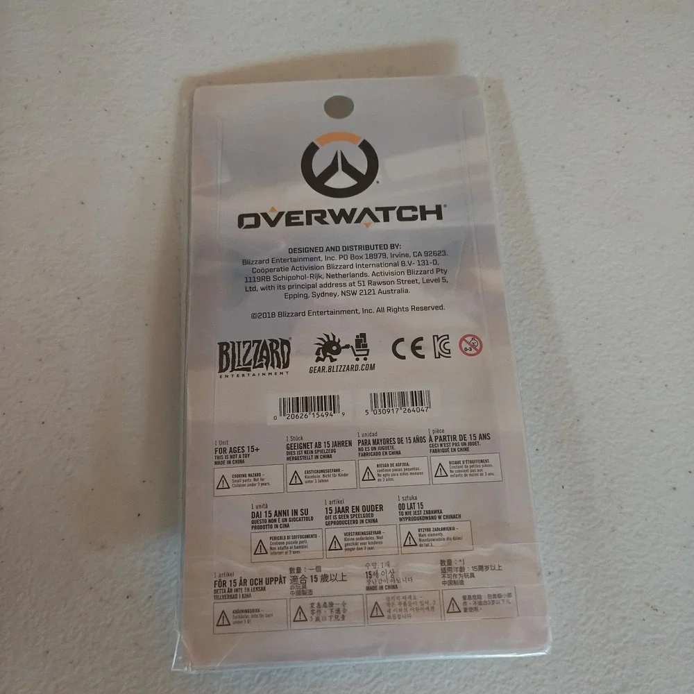 Overwatch Wrecking Ball Keychain Hammond Hamster NEW Blizzard Video Game 5